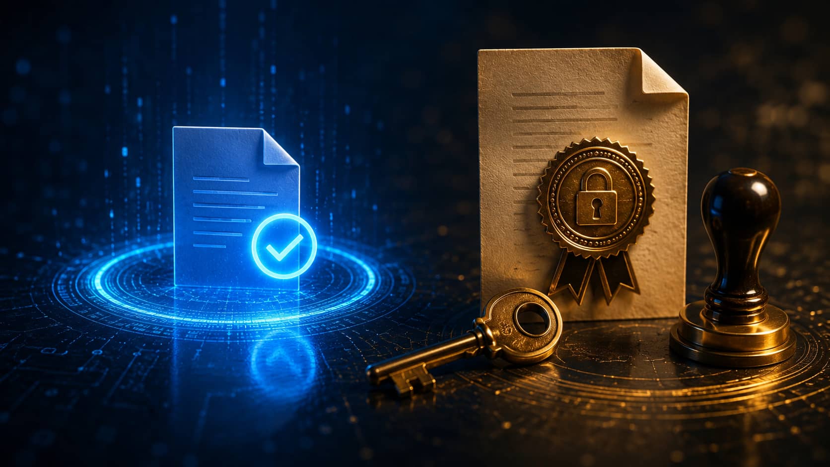 Checksums vs Digital Signatures: What Does Each One Prove?